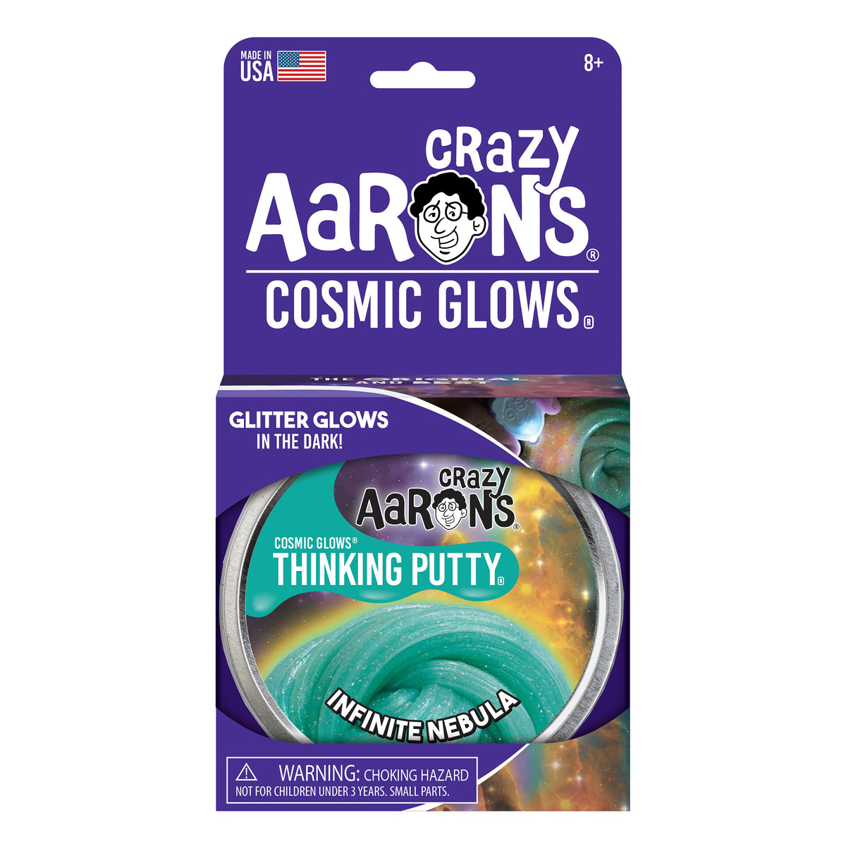 COSMIC GLOW THINKING PUTTY 4&#39;&#39; INFINITE NEBULA