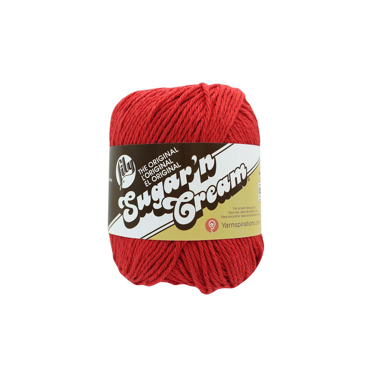 SUGAR N&#39; CREAM YARN 2.5&quot;oz RED