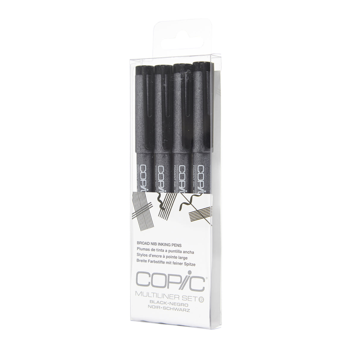 COPIC MULTILINER BROAD 4PC SET