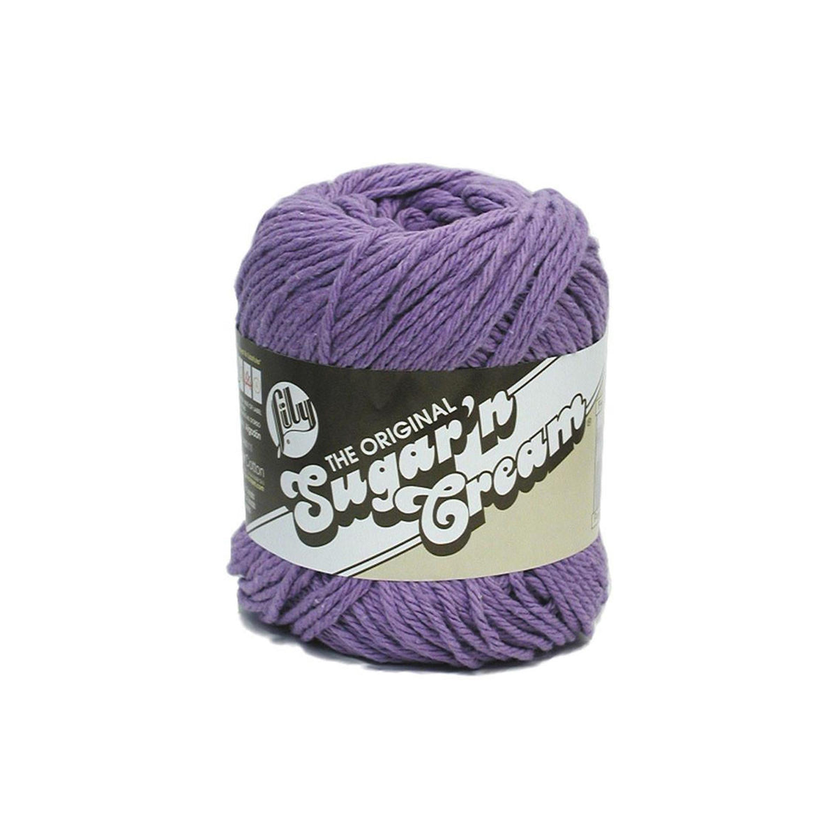 SUGAR N&#39; CREAM YARN 2.5&quot;oz HOT PURPLE