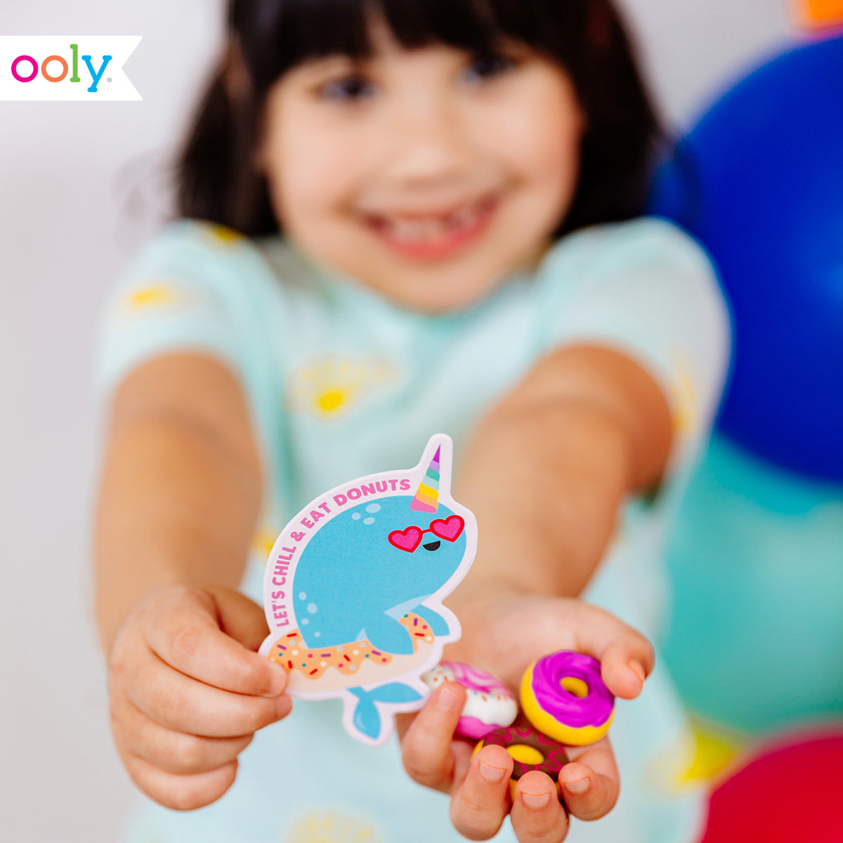 ERASERS SCENTED DAINTY DONUT SET/6