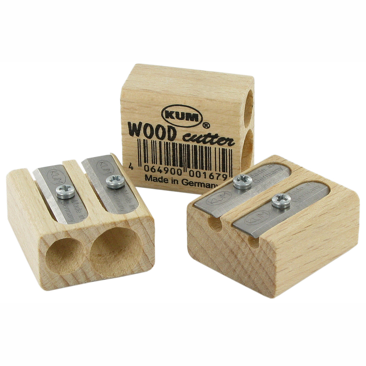WOODEN 2-HOLE SHARPENER #WOOD2