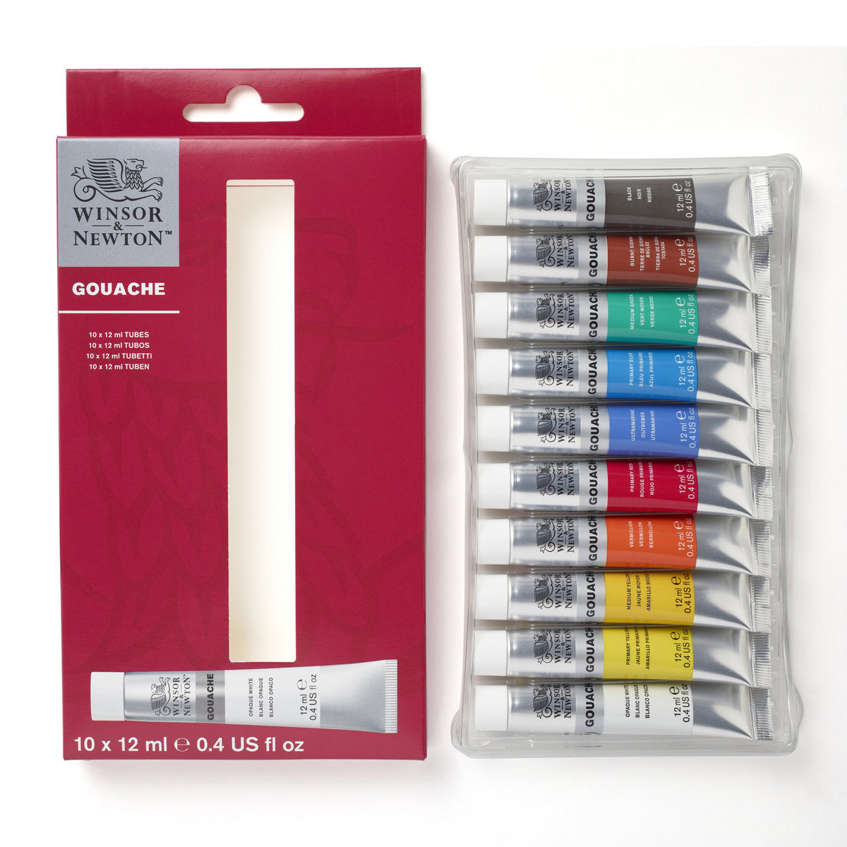 WINSOR &amp; NEWTON GOUACHE SET 10 x 12ml