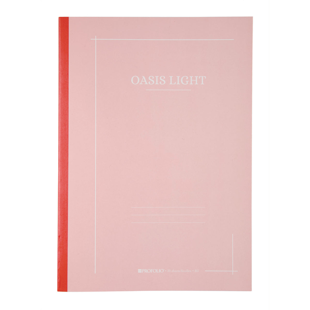 OASIS LIGHT NOTEBOOK B5 ROSE