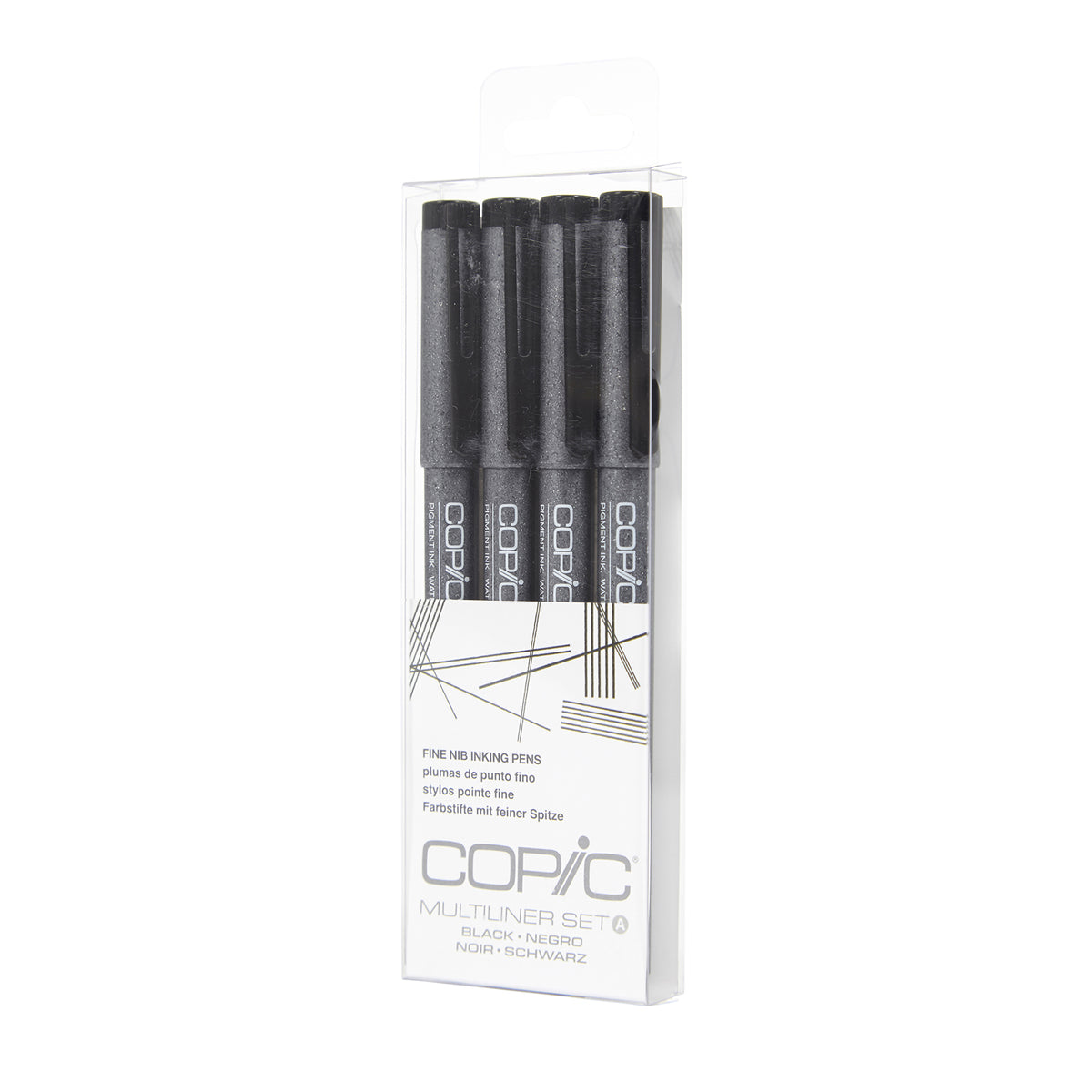 COPIC MULTILINER FINE 4PC SET