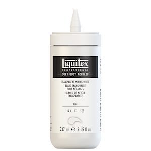 SOFT BODY 237ml JAR TRANSPARENT MIXING WHITE