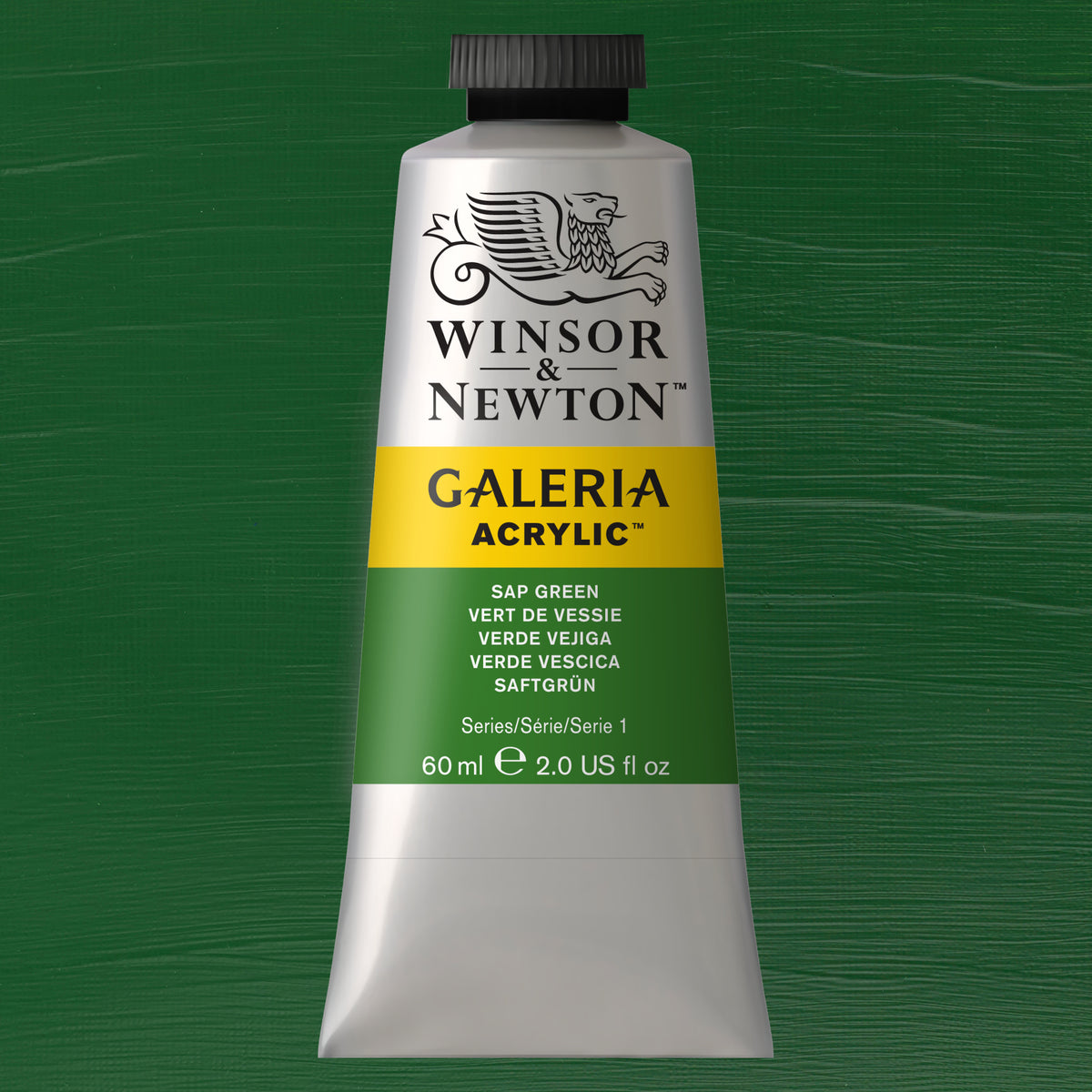 W&amp;N GALERIA ACRYLICS SAP GREEN 60ml