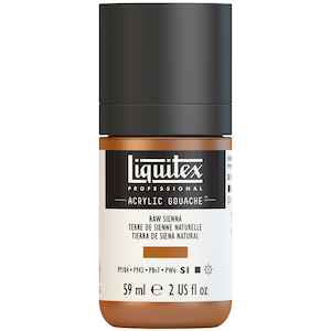 LIQUITEX ACRYLIC GOUACHE 59ml JAR RAW SIENNA