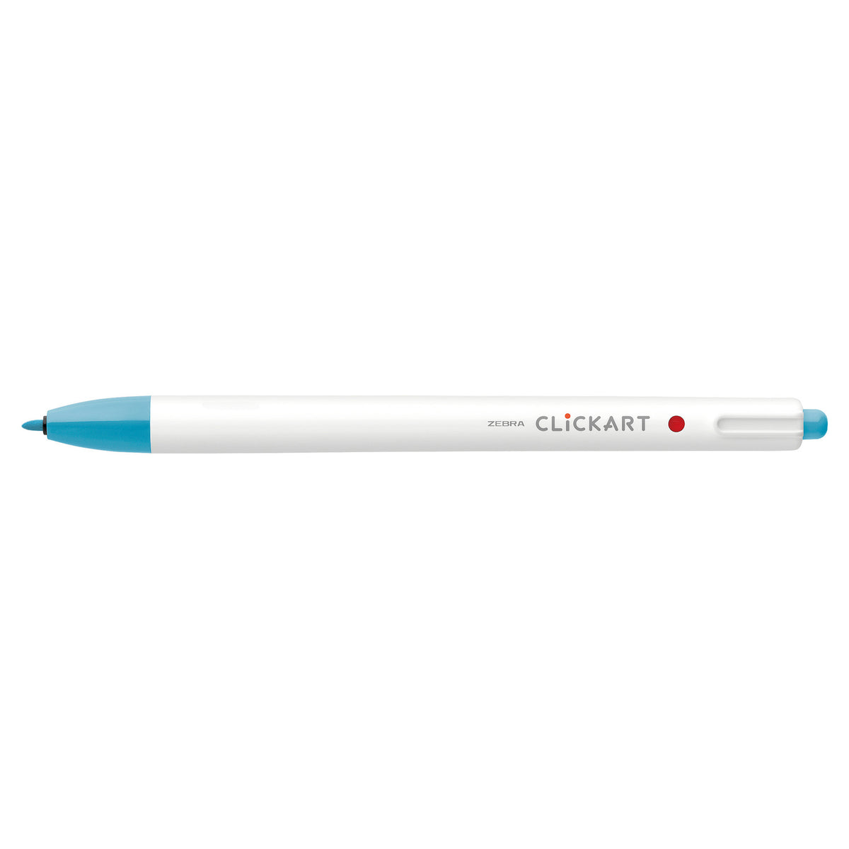 CLICKART RETRACTABLE MARKER PEN 0.6mm LIGHT BLUE