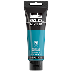 BASICS 4oz TUBE TURQUOISE BLUE