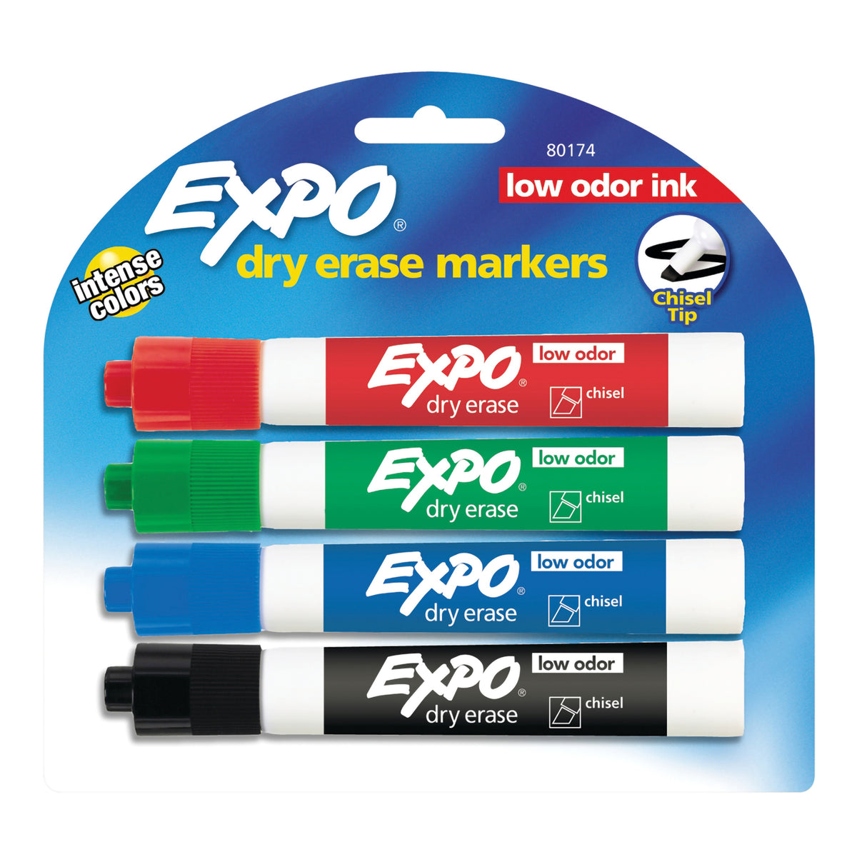 EXPO DRY ERASE MARKER CHISEL PACK