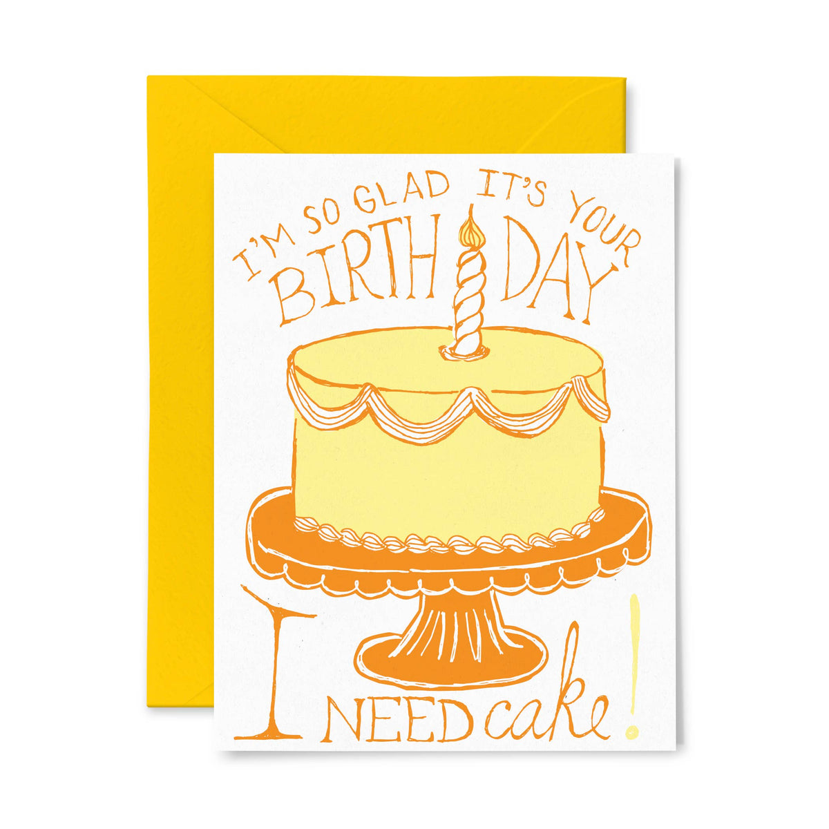 COLOR BOX LETTERPRESS CARD CAKE