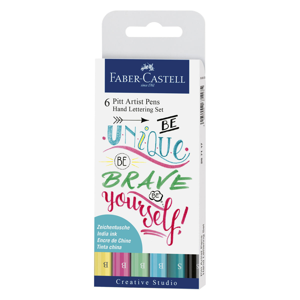 PITT PEN LETTERING BRAVE SET/6