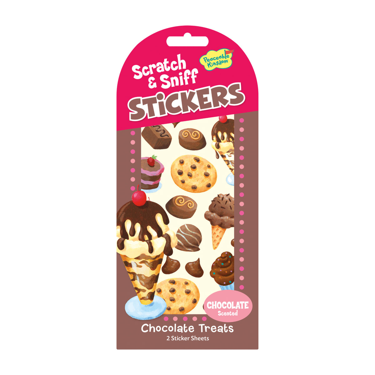 SCRATCH AND SNIFF STICKERS CHOCOLATE TREATS