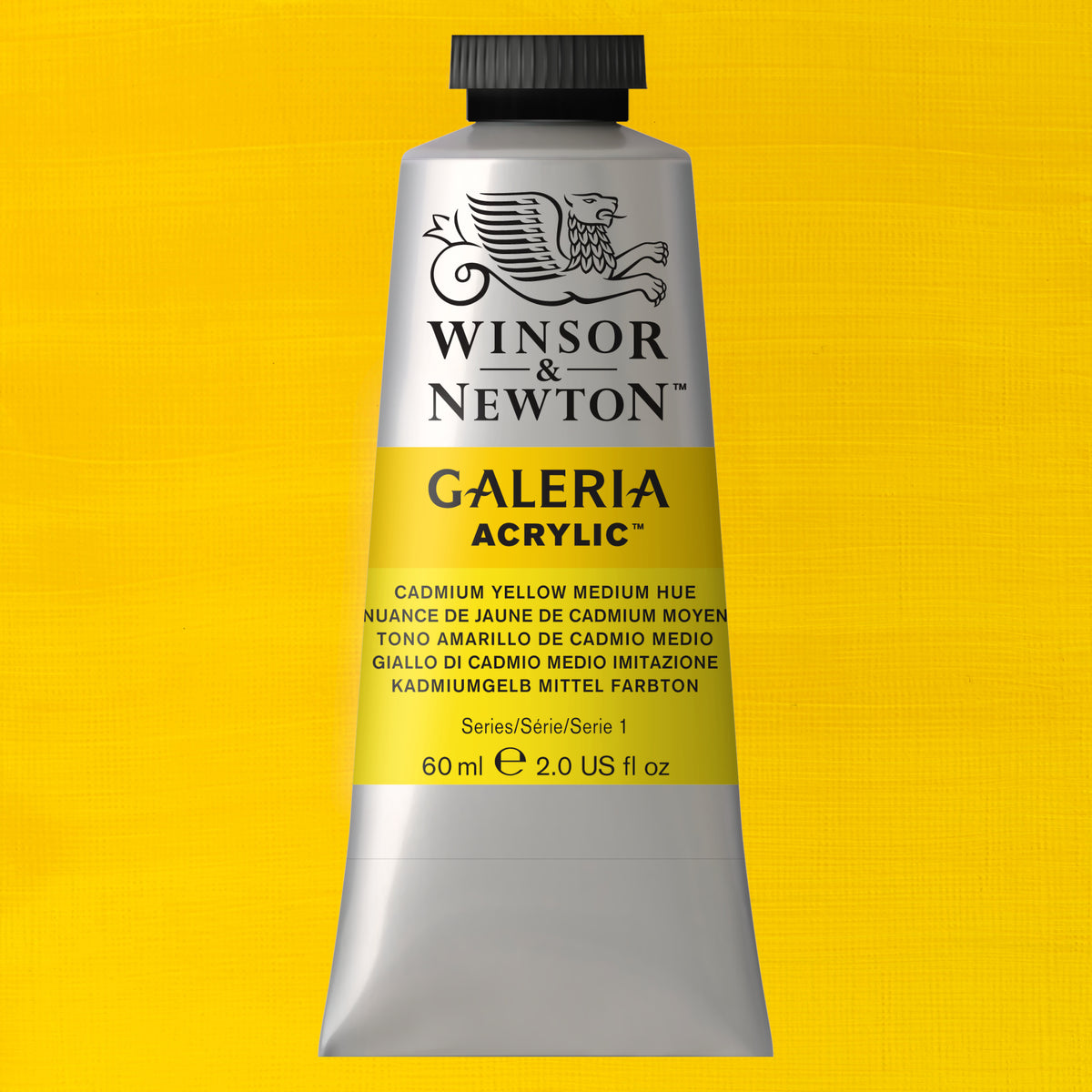 W&amp;N GALERIA ACRYLICS CADMIUM YELLOW MEDIUM HUE 60ml
