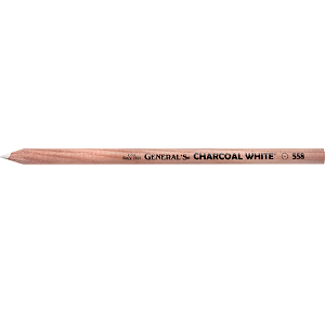 GENERAL&#39;S WHITE CHARCOAL PENCIL
