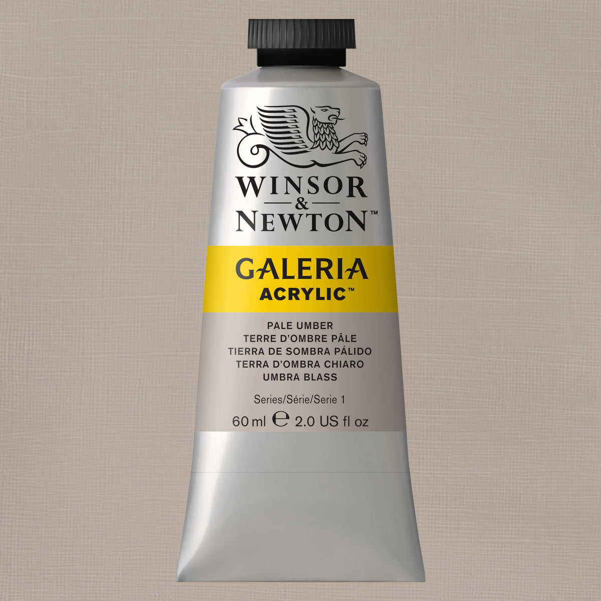 W&amp;N GALERIA ACRYLICS PALE UMBER 60ml