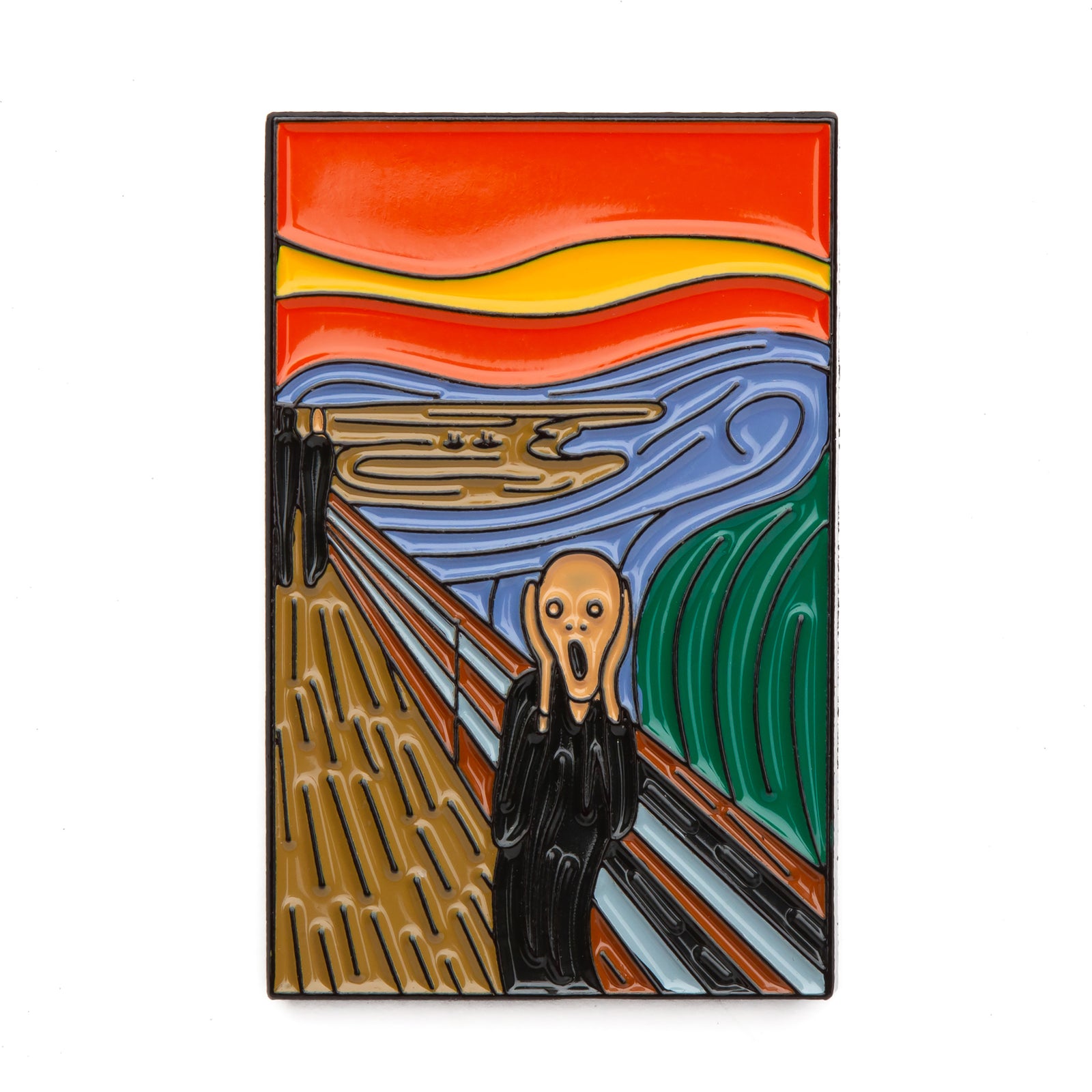 ART HISTORY ENAMEL PIN - SCREAM, MUNCH