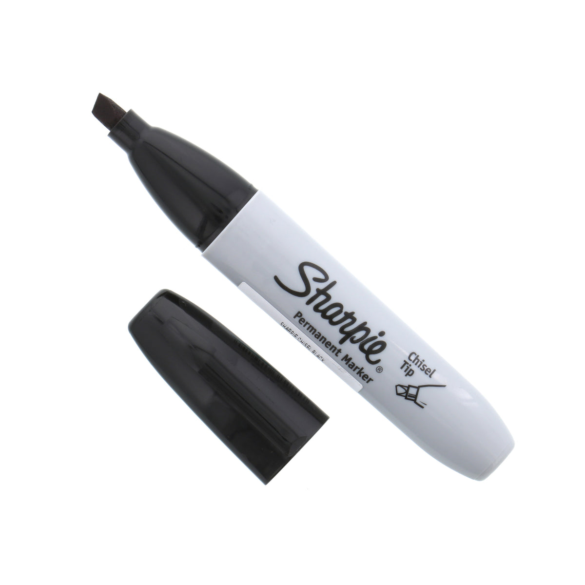 SHARPIE CHISEL TIP BLACK