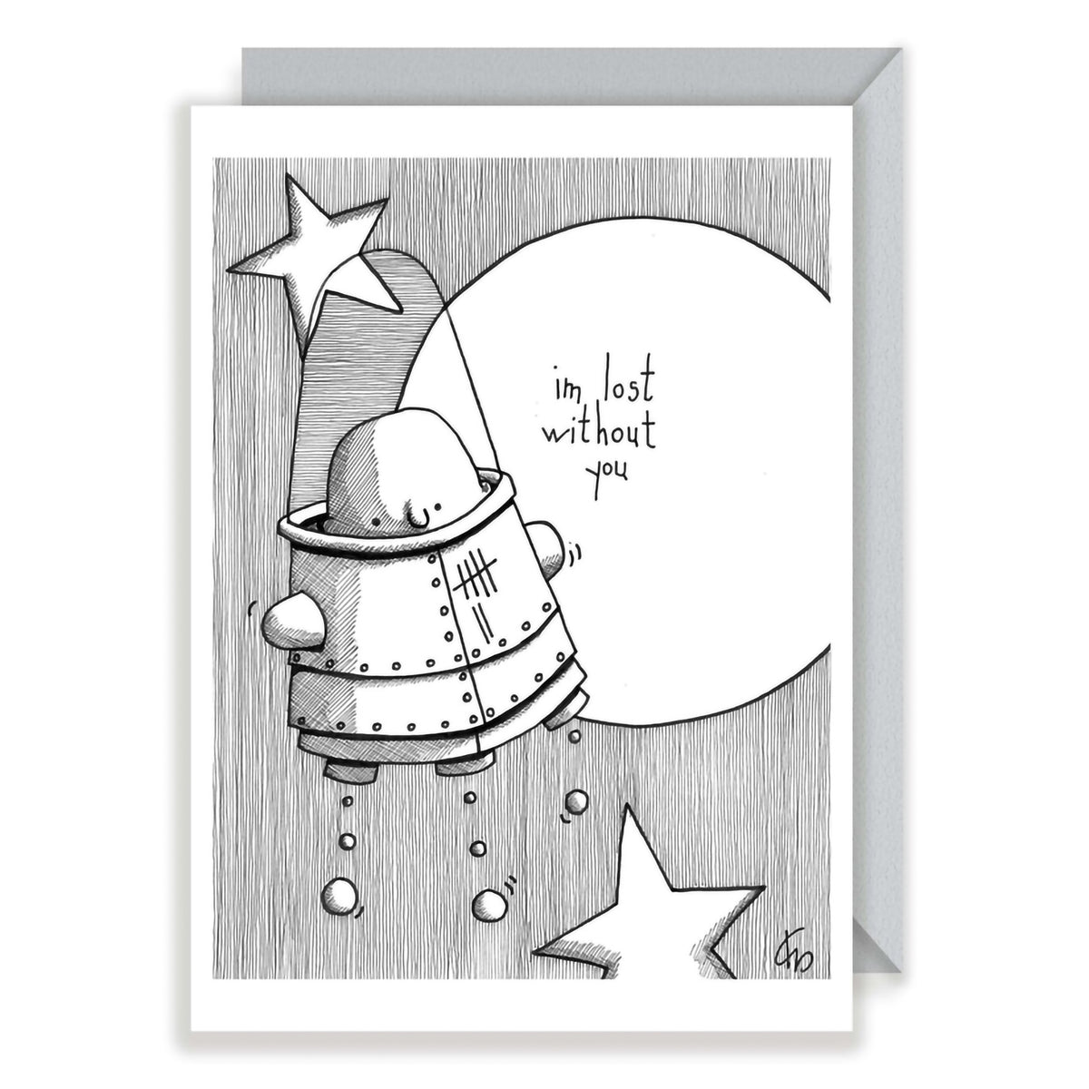 TWO CHAIR CARD - LOST WITHOUT YOU