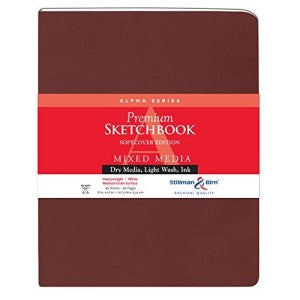 ALPHA SKETCHBOOK SOFTCOVER 8x10