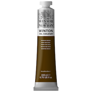 WINTON OIL COLOR 200ml VANDYKE BROWN