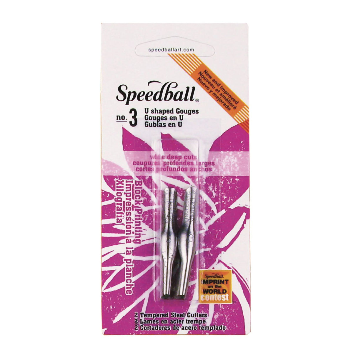 LINO CUTTER SMALL U GOUGE 2PK #3