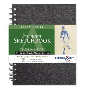 DELTA SKETCHBOOK WIREBOUND 6x8