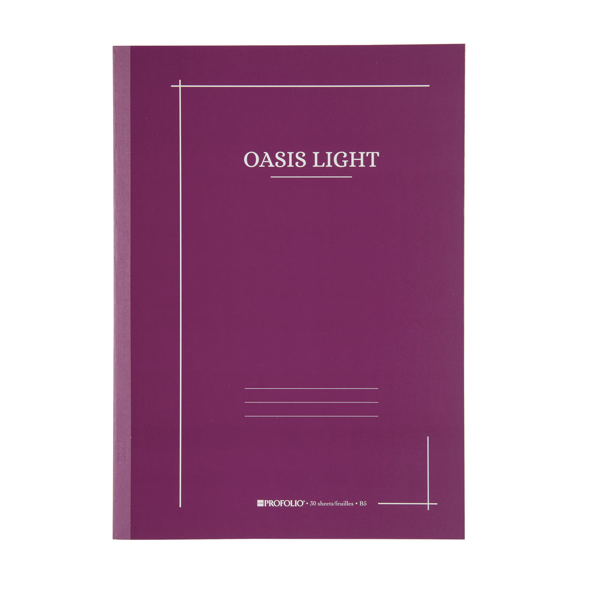 OASIS LIGHT NOTEBOOK B5 GRAPE