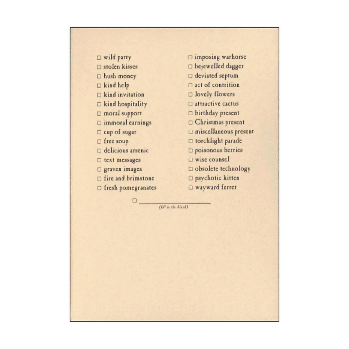 ARCHELAUS CARD MISBEGOT SEA CREATURE