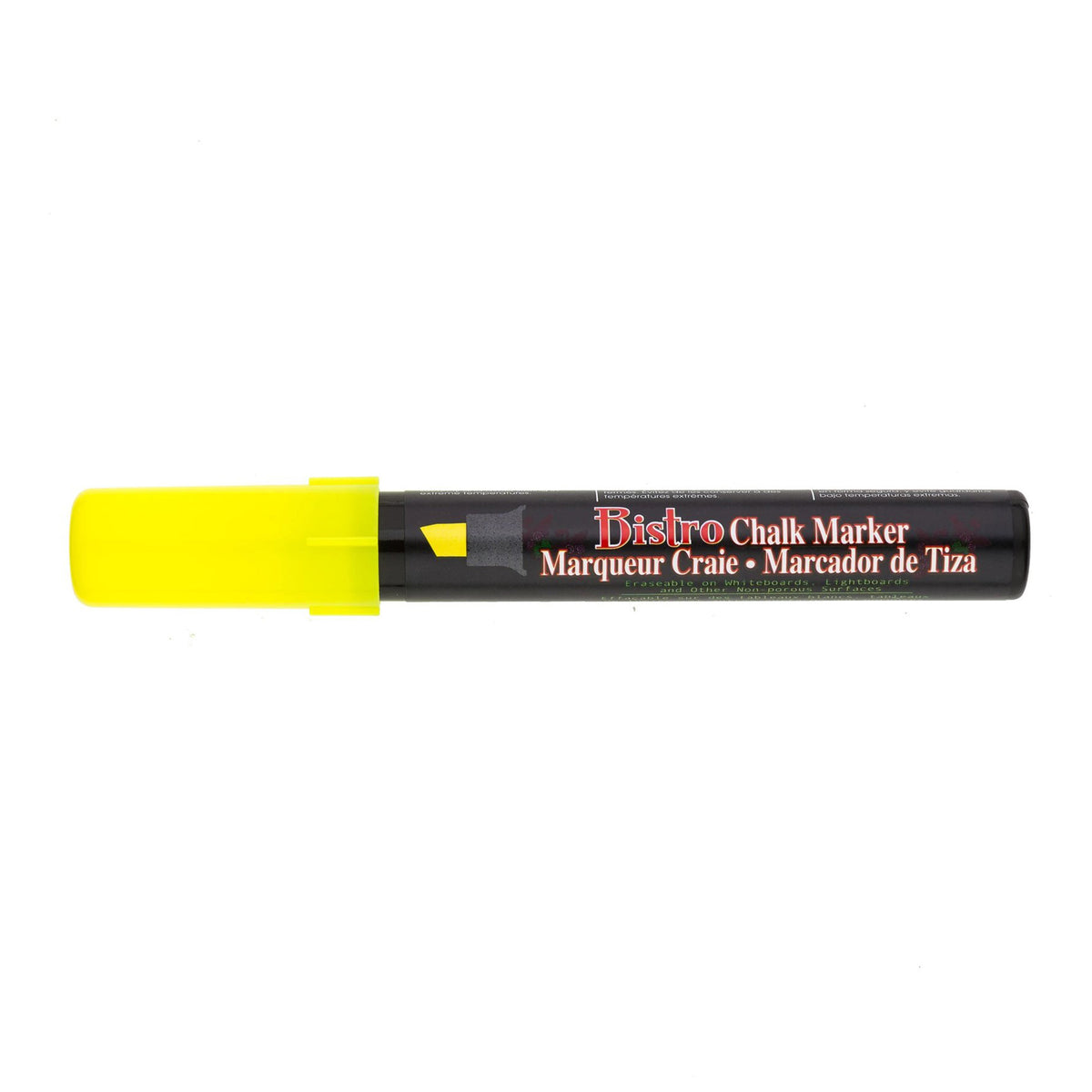 UCHIDA BISTRO CHALK MARKER CHISEL POINT FLUORESCENT YELLOW