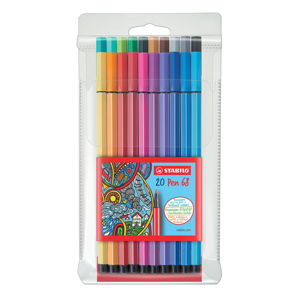 STABILO PEN 68 SET/20