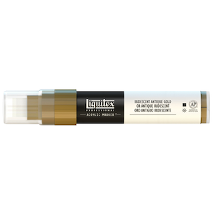 LIQUITEX PAINT MARKER WIDE IRIDESCENT ANTIQUE GOLD
