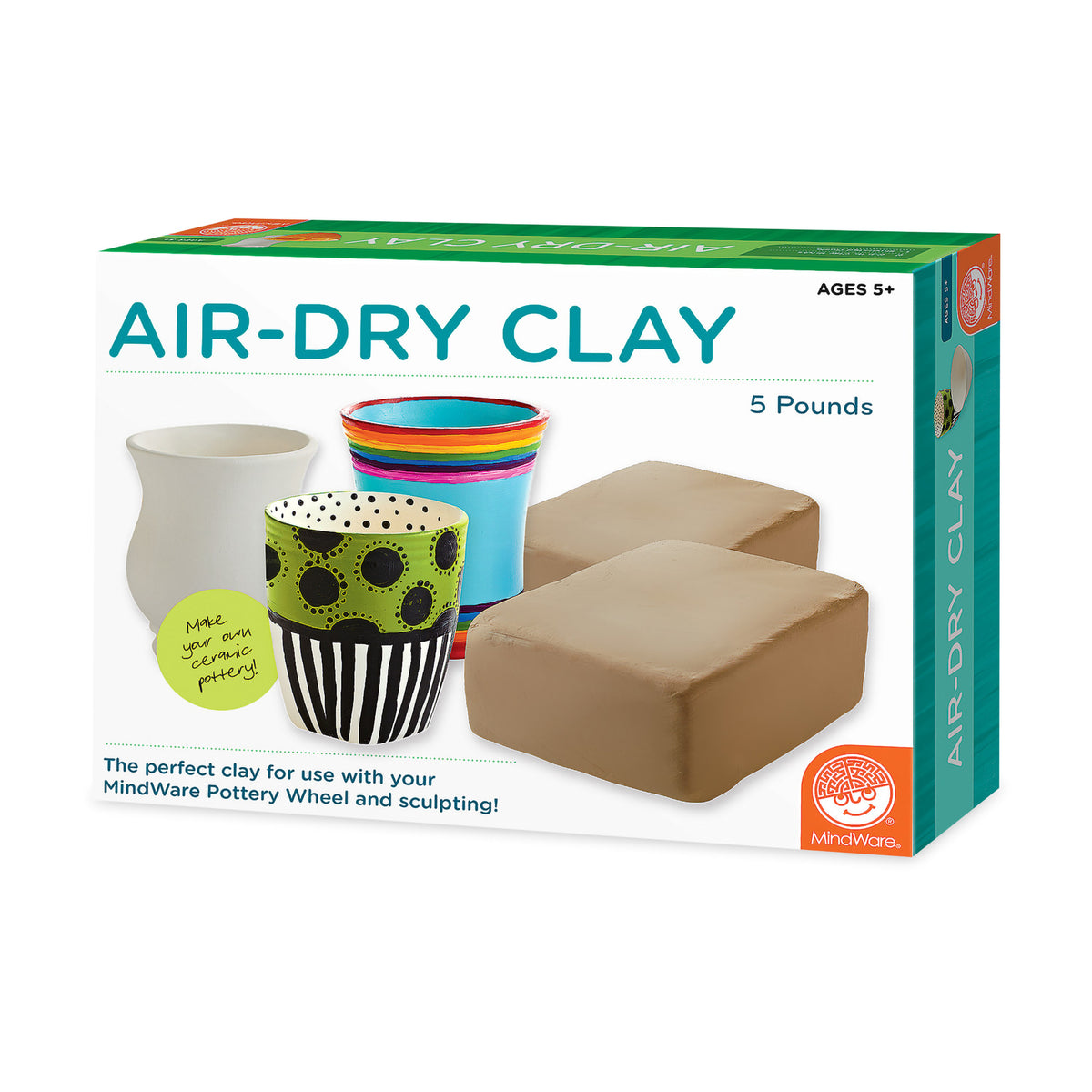Creatibles D.I.Y. Air Dry Clay Kit - Set of 24 Colors - OOLY