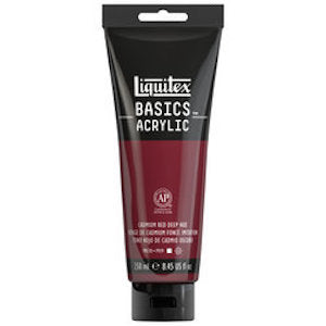BASICS 250ml TUBE CADMIUM RED DEEP HUE