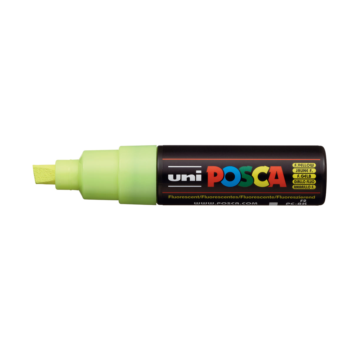 POSCA PAINT MARKER PC-8K BROAD FLUORESCENT YELLOW