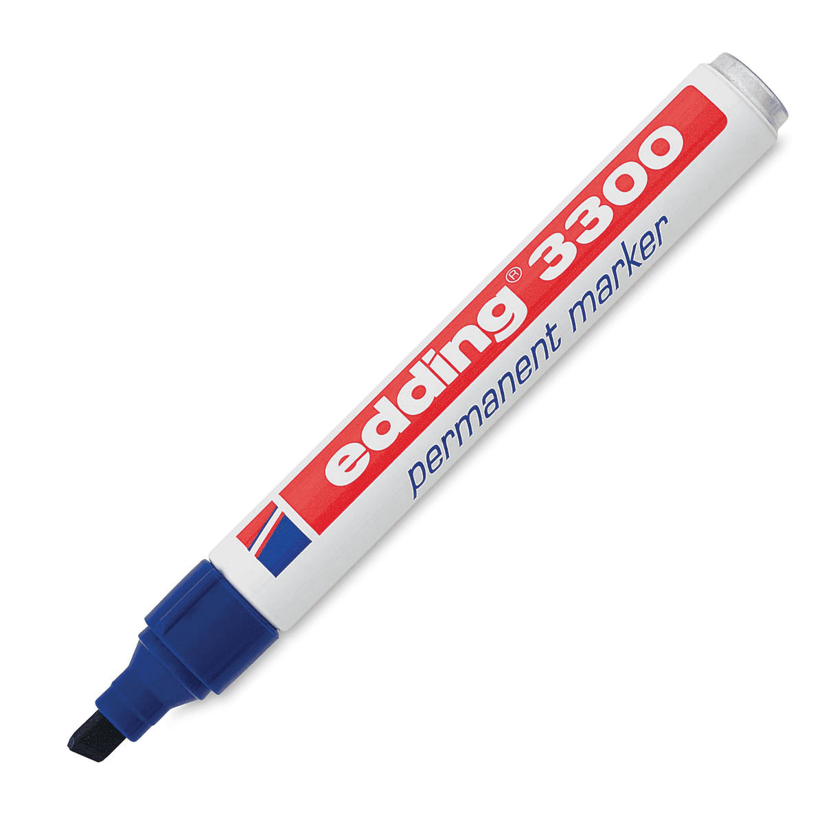 EDDING 3300 CHISEL PERMANENT MARKER BLUE