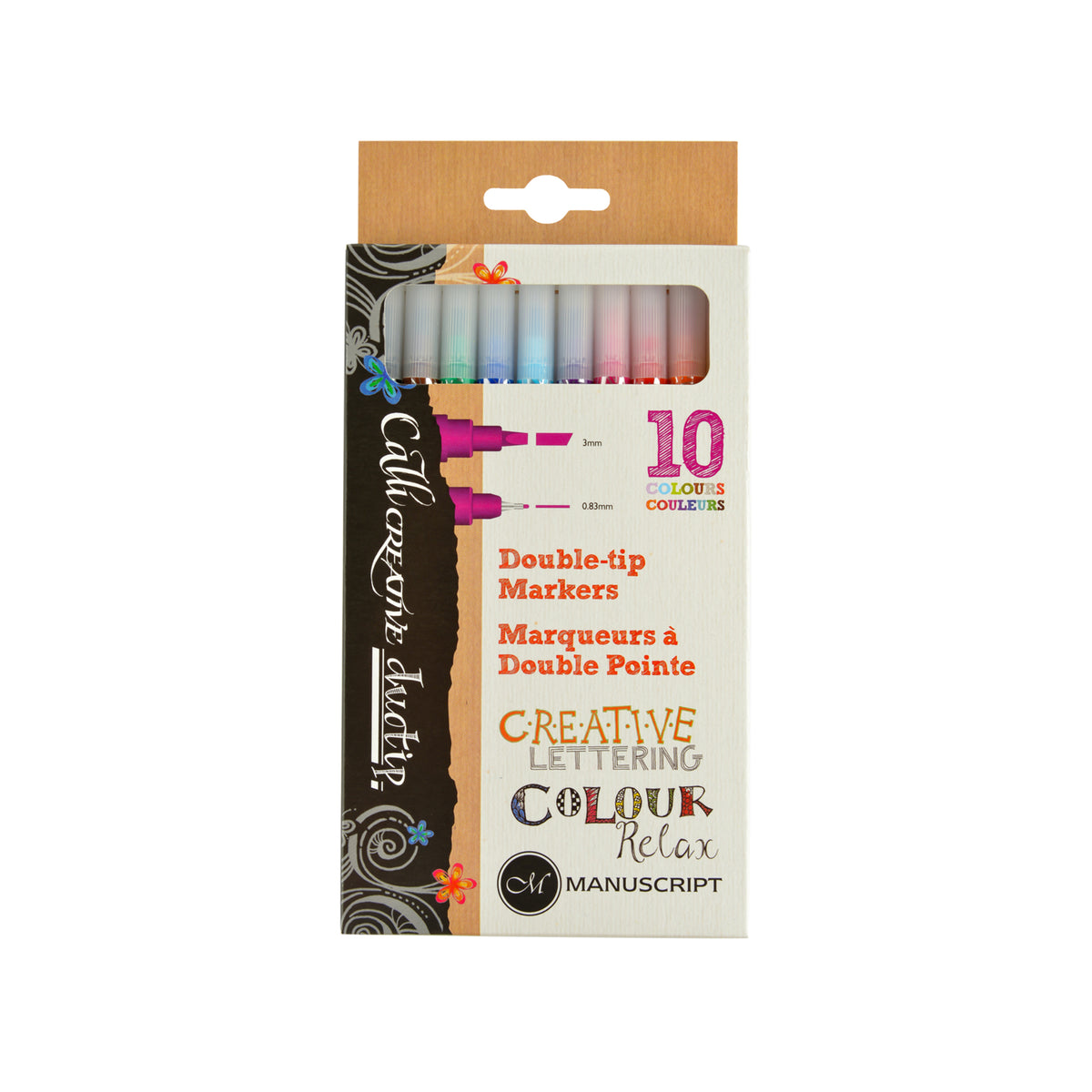 CALLICREATIVE DUO-TIP MARKER SET/10