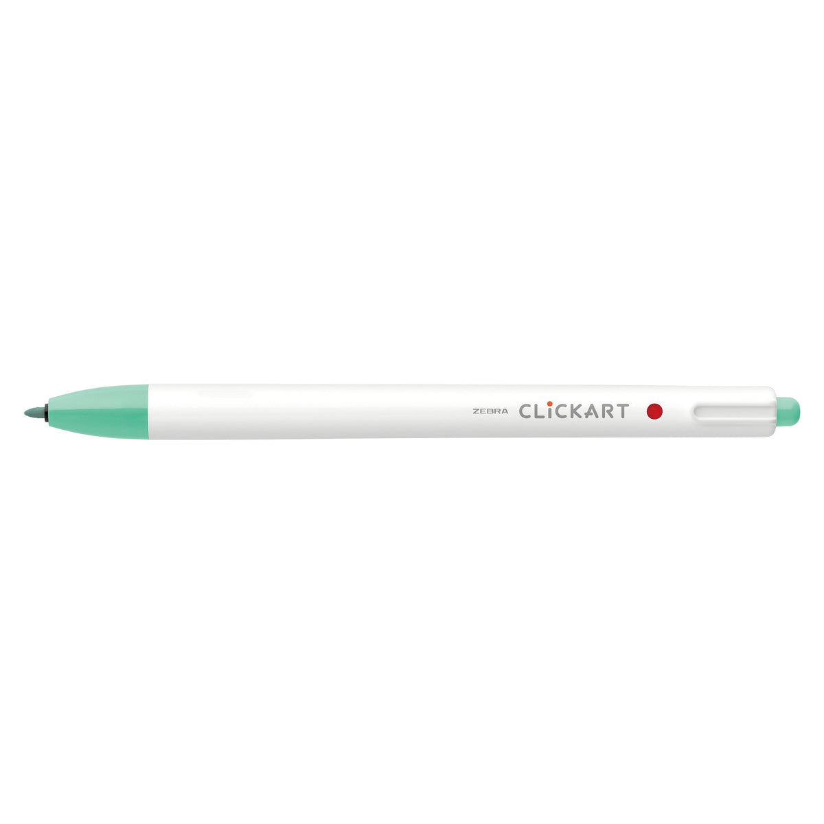 CLICKART RETRACTABLE MARKER PEN 0.6mm MINT GREEN