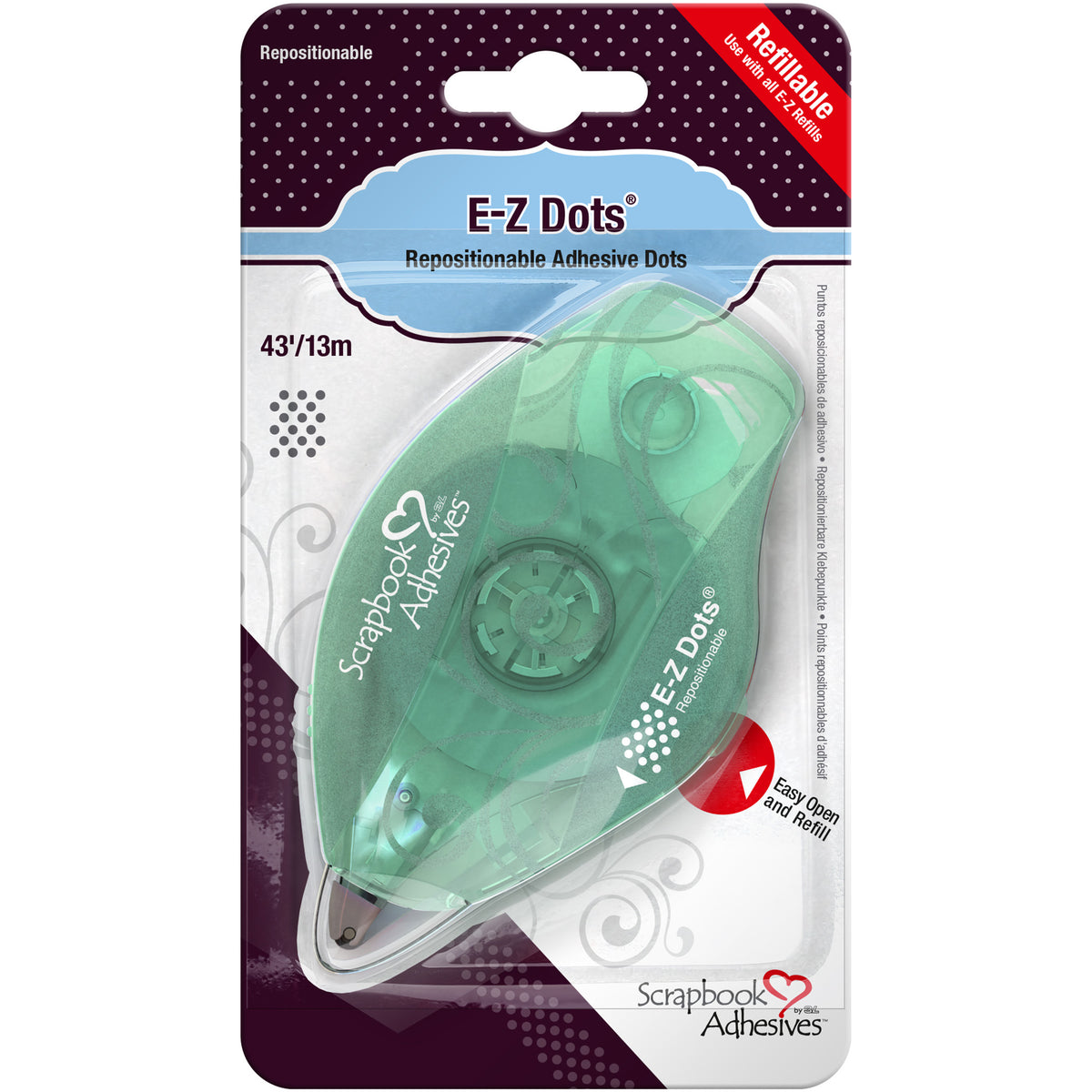 E-Z DOTS REPOSITABLE REFILLABLE 49&#39;