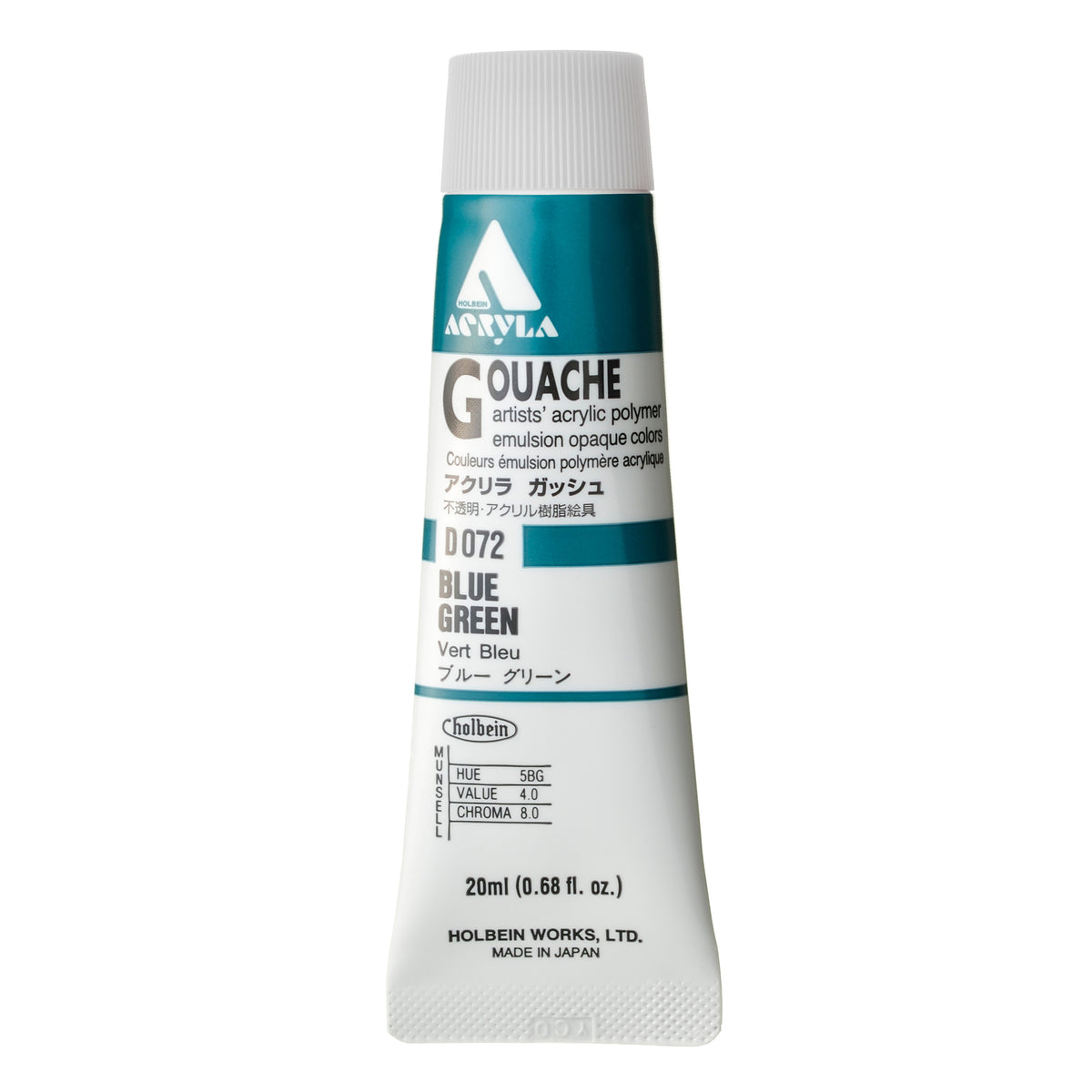 ACRYLA GOUACHE 20ML BLUE GREEN