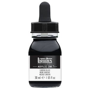LIQUITEX INK 30ml CARBON BLACK