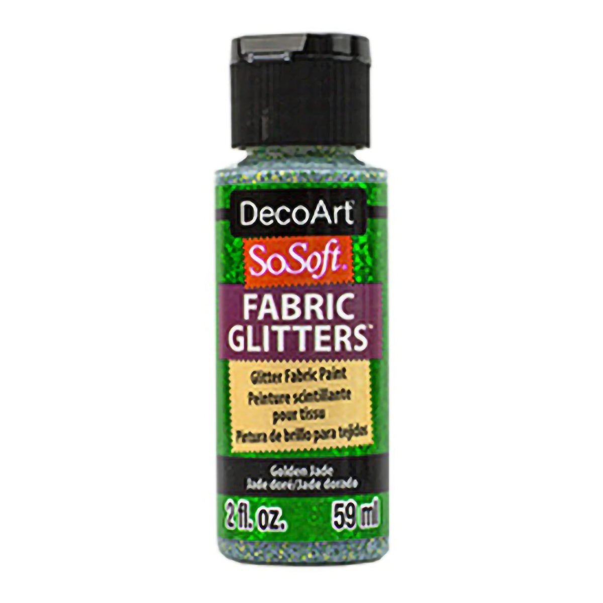 SOSOFT GLITTERS 2oz GOLDEN JADE