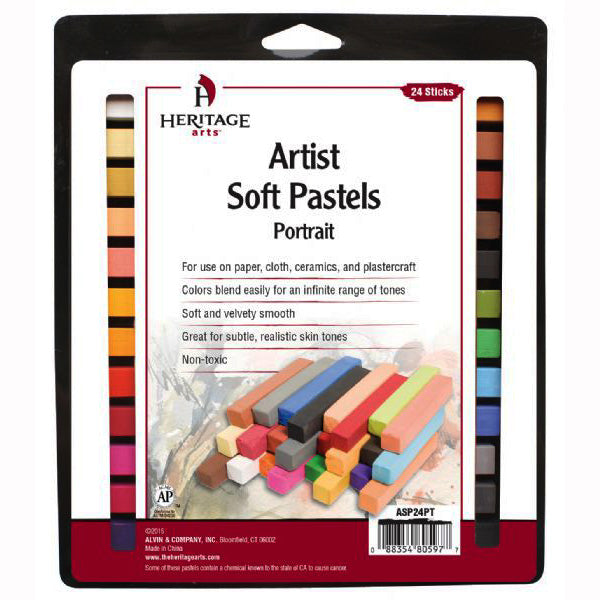 HERITAGE SOFT PASTEL 24PK - PORTRAIT COLORS