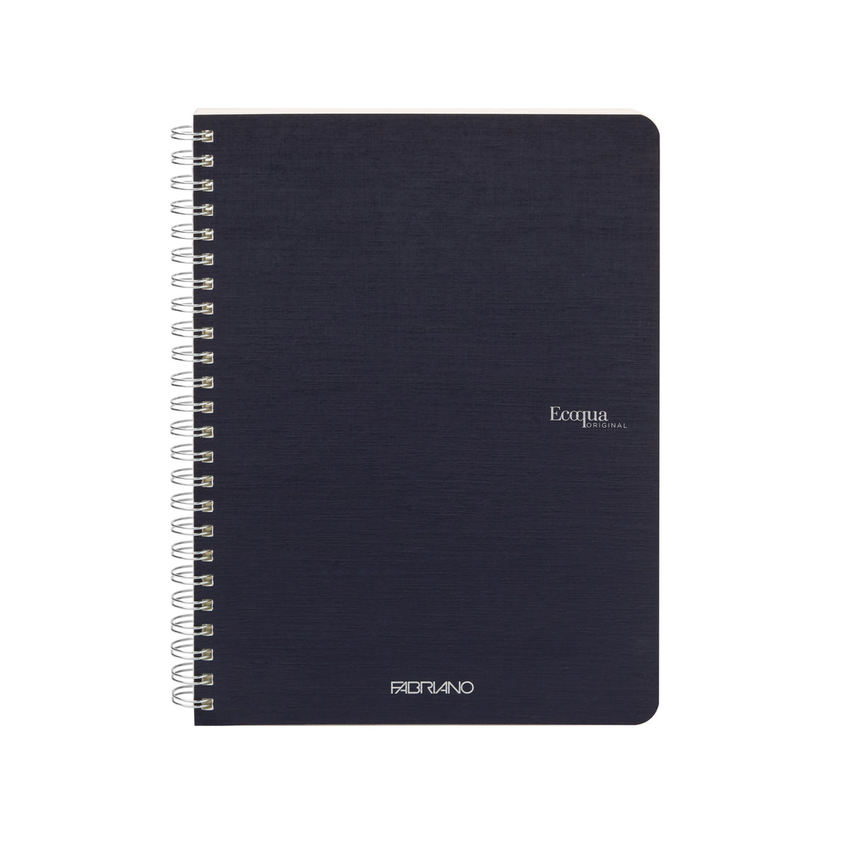 ECOQUA ORIGINAL SPIRAL-BOUND A5 BLANK NAVY