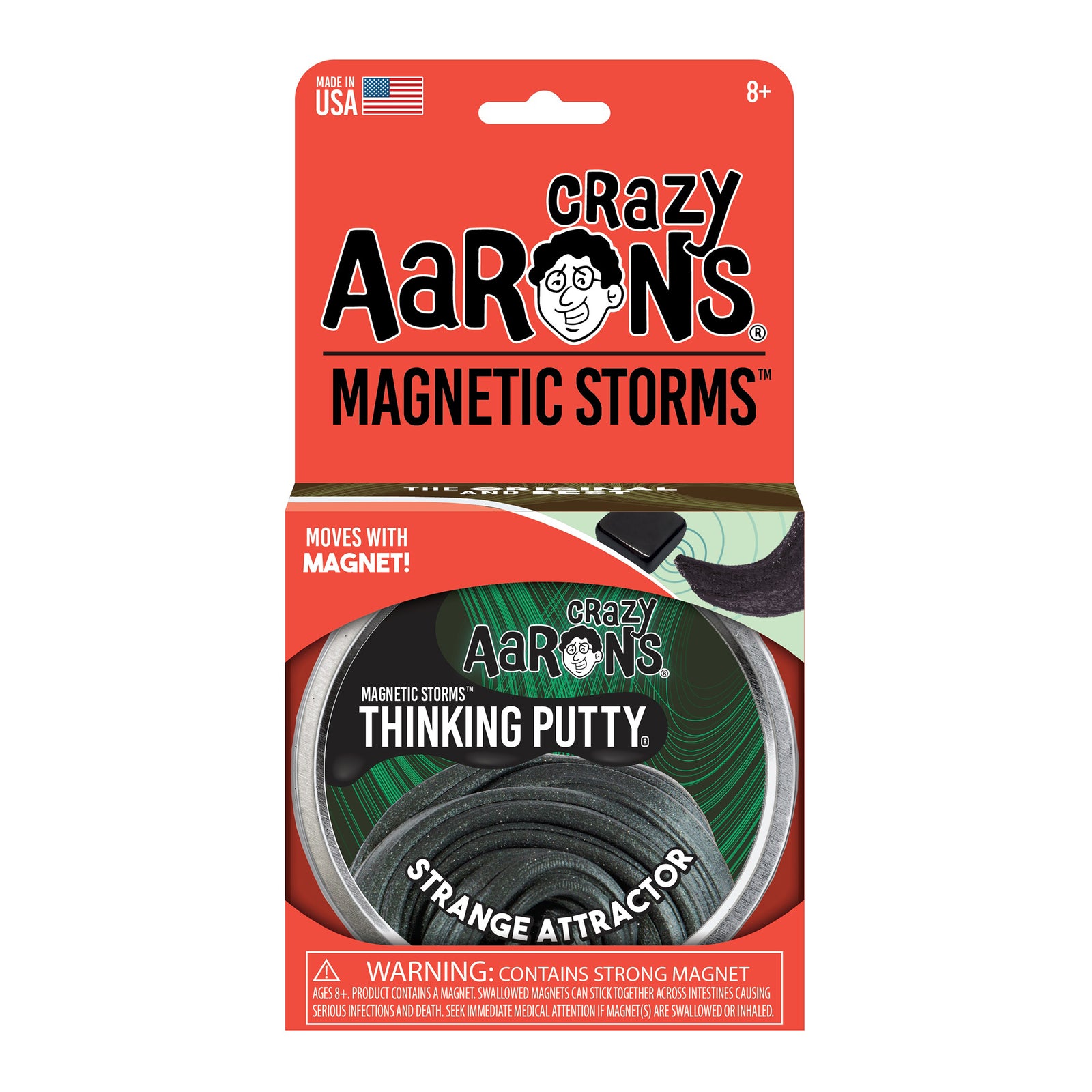 MAGNETIC THINKING PUTTY 4'' STRANGE ATTRACTOR