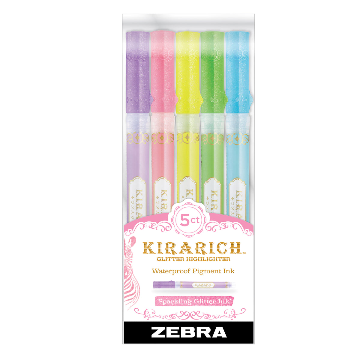 KIRARICH GLITTER HIGHLIGHTER SET/5