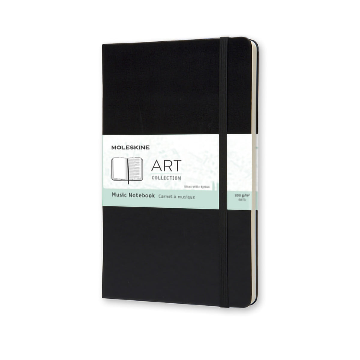 MOLESKINE MUSIC NOTEBOOK LARGE BLACK