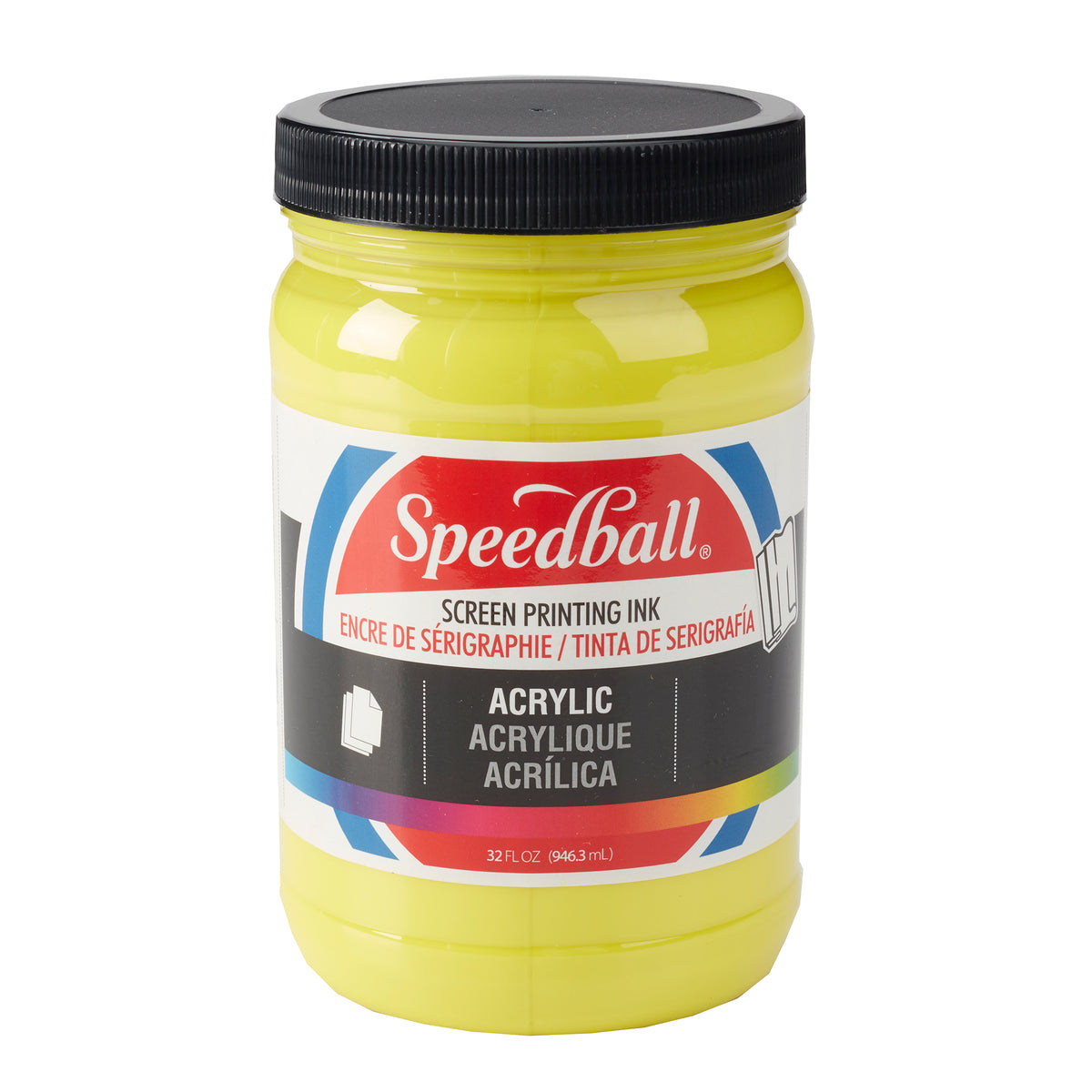 ACRYLIC SCREEN PRINTING INK 32oz PROCESS YELLOW