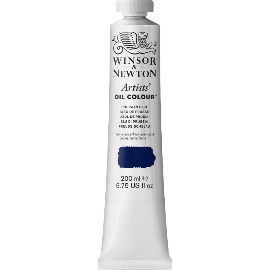 W&amp;N ARTISTS&#39; OIL COLOR PRUSSIAN BLUE 200ml